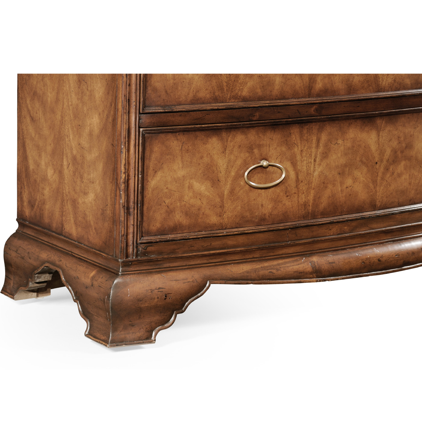 Walnut escritoire with false front