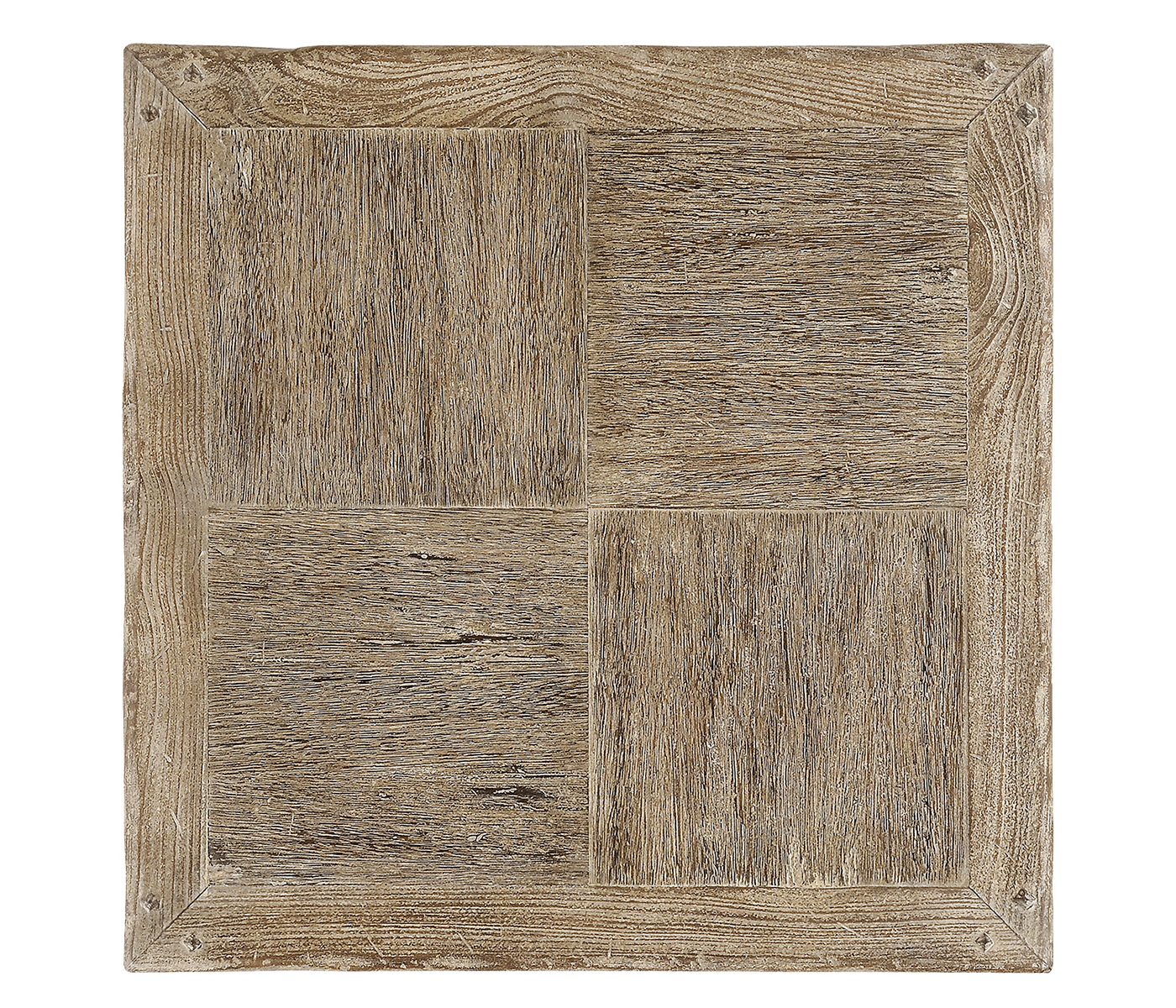 Limed iron side table