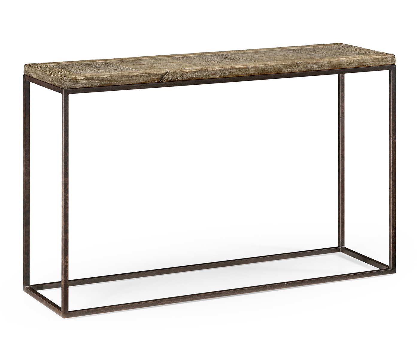 Limed oak console