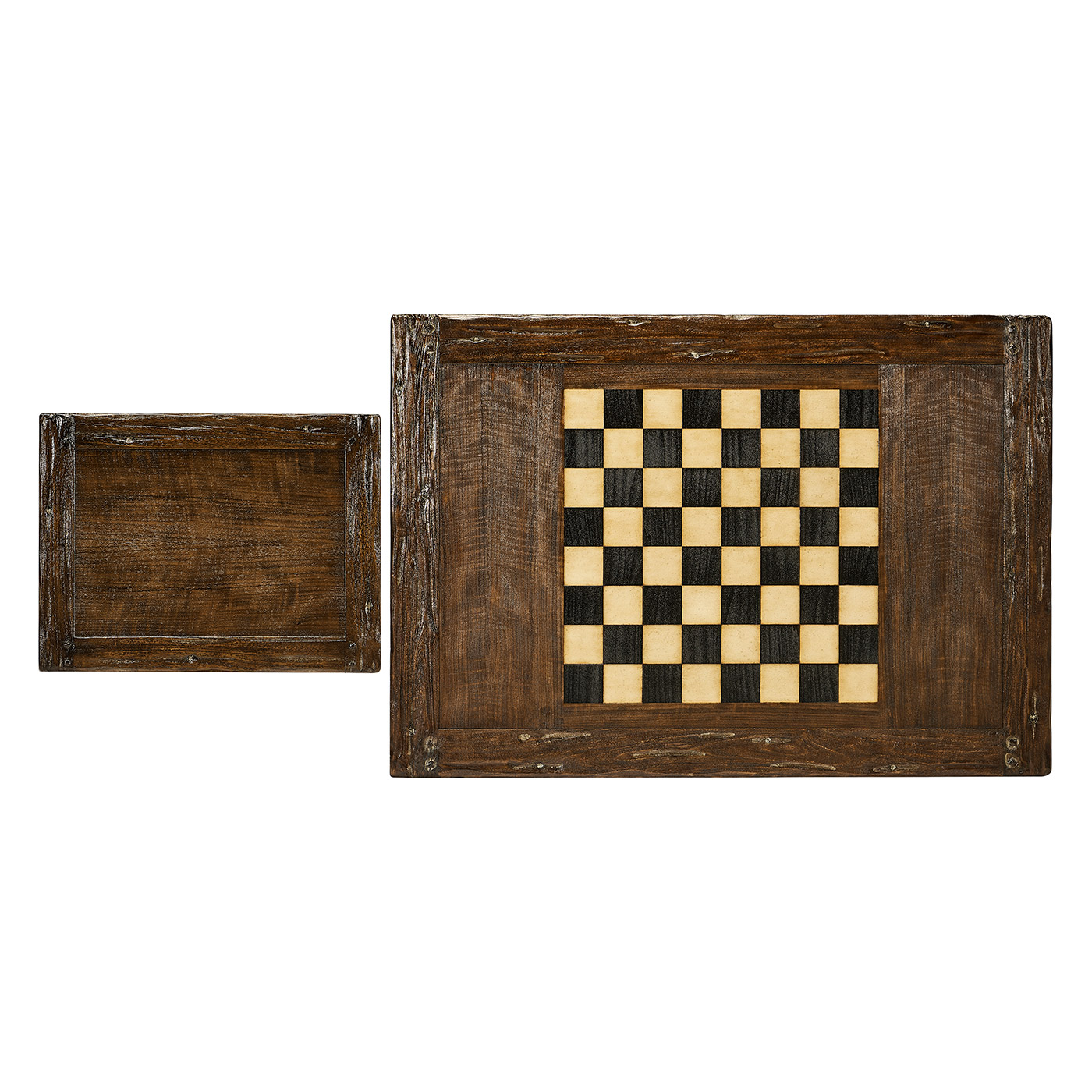 Turned Leg Heavy Distressed Games/Coffee Table