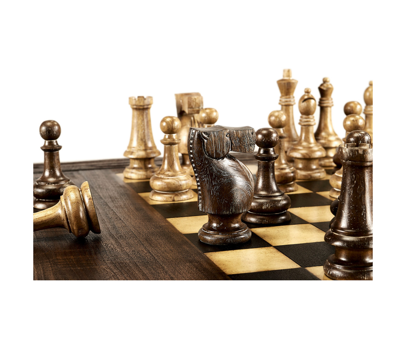 Turned Leg Heavy Distressed Games/Coffee Table