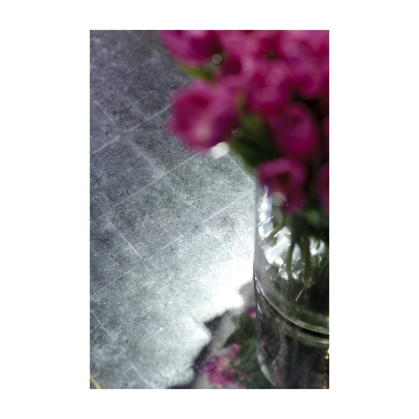 Églomisé & Gilded Iron Coffee Table