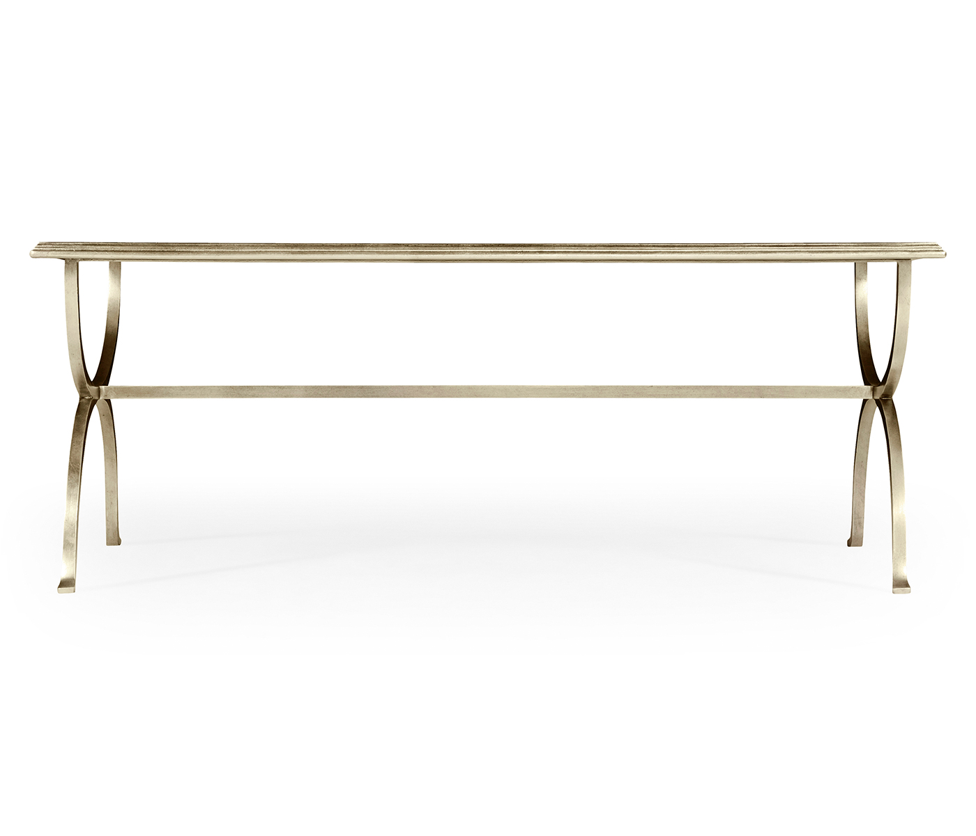 Églomisé & Silver Iron Coffee Table