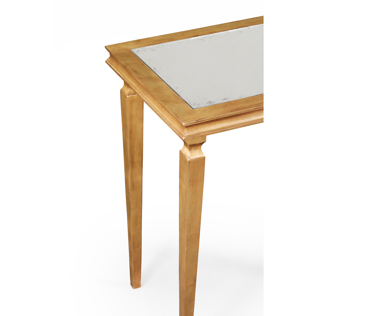 Italian Gilded Rectangular Side Table