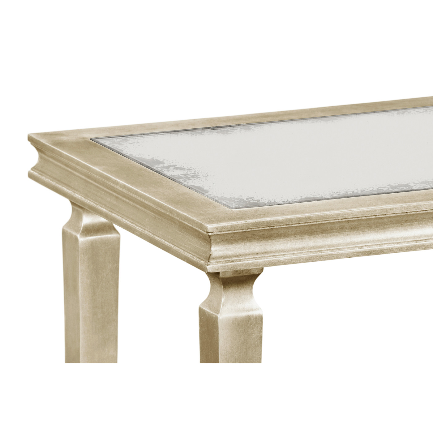 Italian Silver Rectangular Side Table