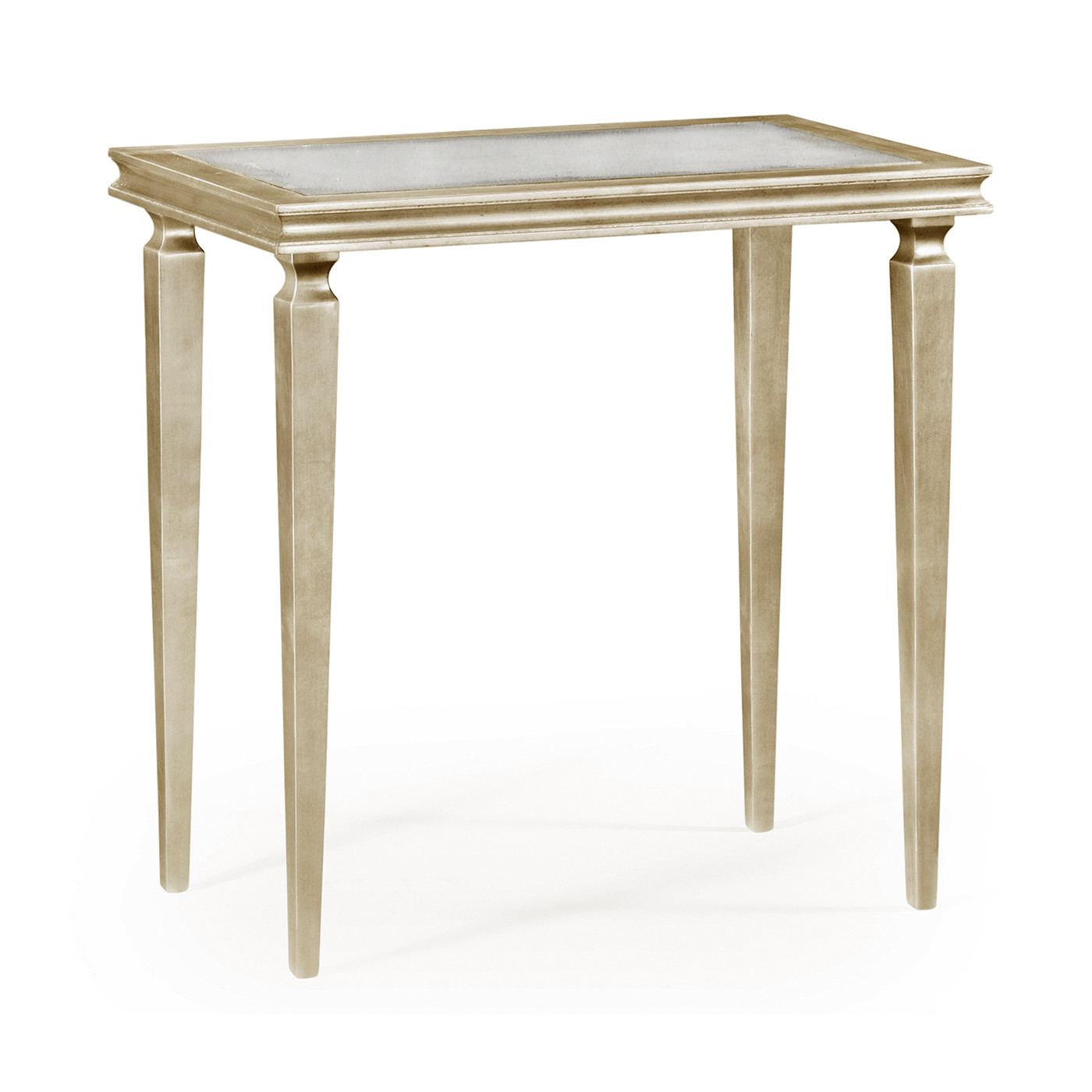 Italian Silver Rectangular Side Table