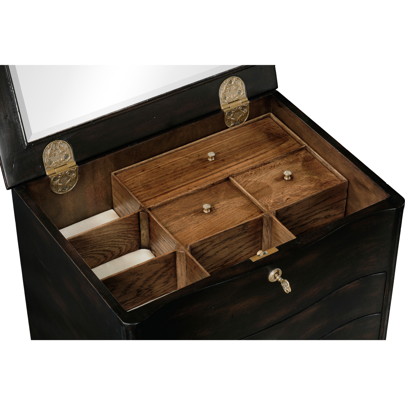 Ebonised Collectors Cabinet