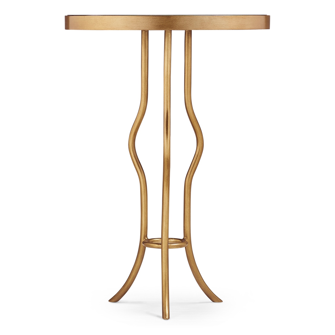 Églomisé & Gilt Iron Round Wine Table