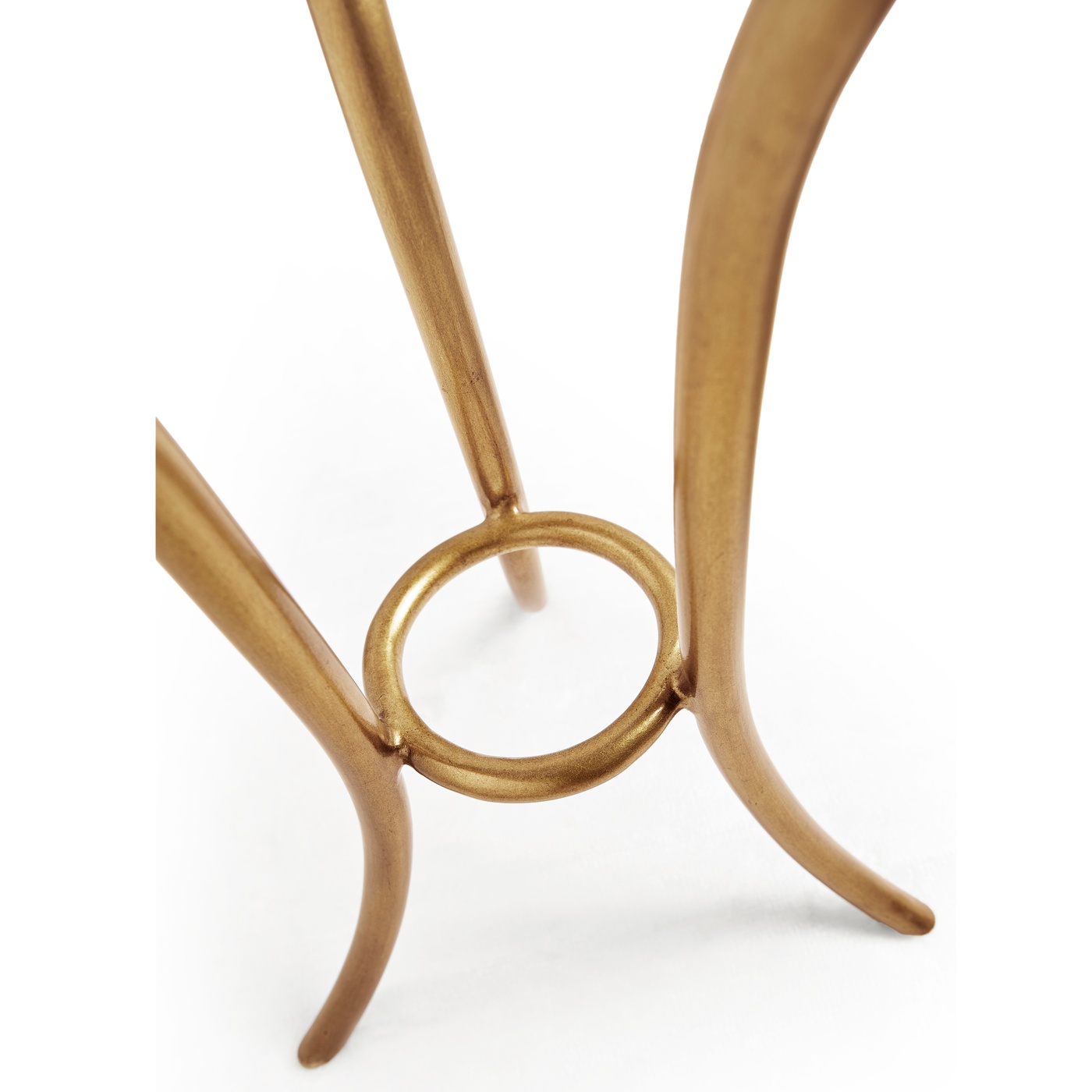 Églomisé & Gilt Iron Round Wine Table