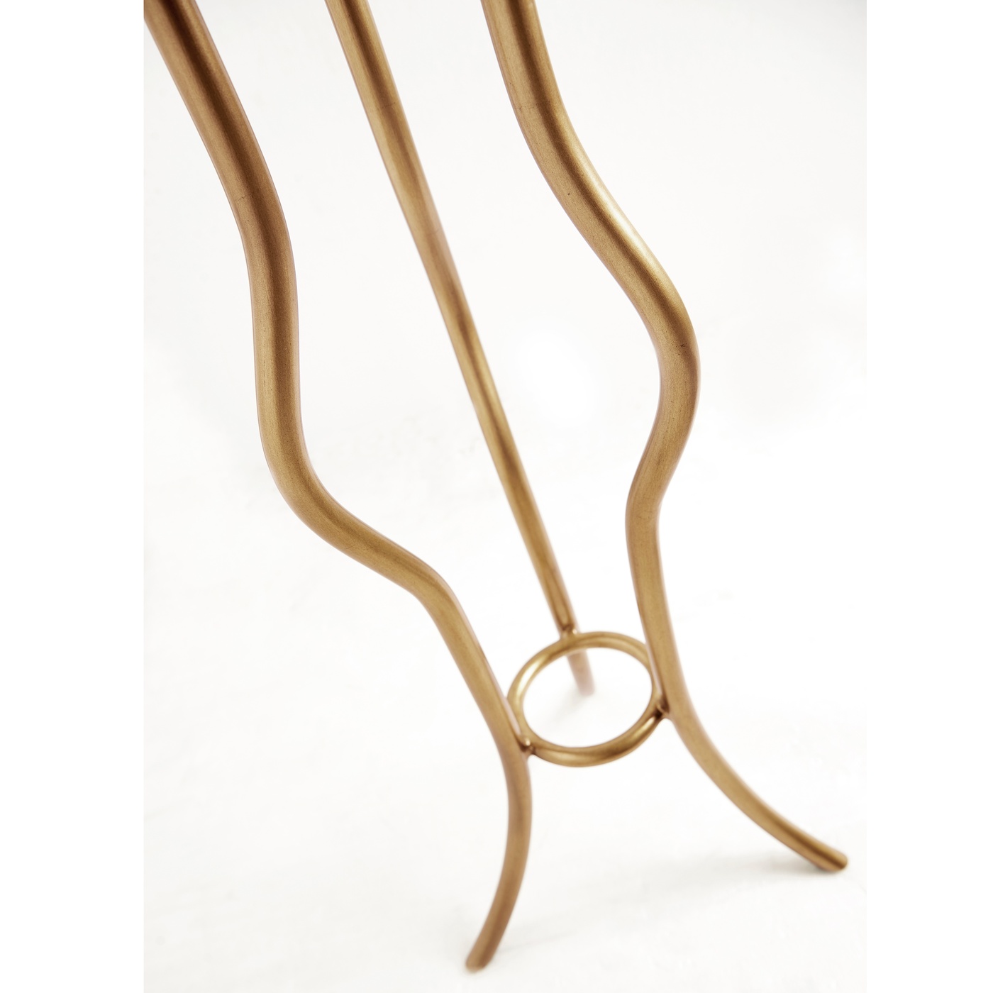 Églomisé & Gilt Iron Round Wine Table