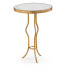 Églomisé & Gilt Iron Round Wine Table