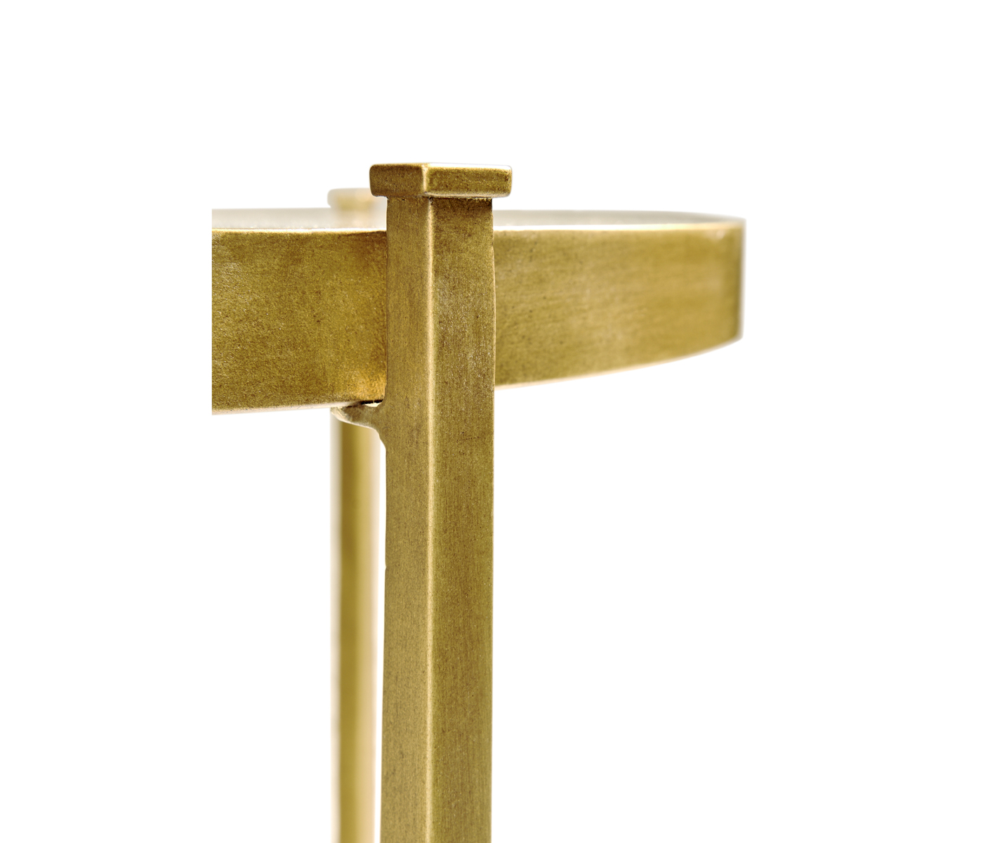 Églomisé & Gilded Iron Medium Lamp Table