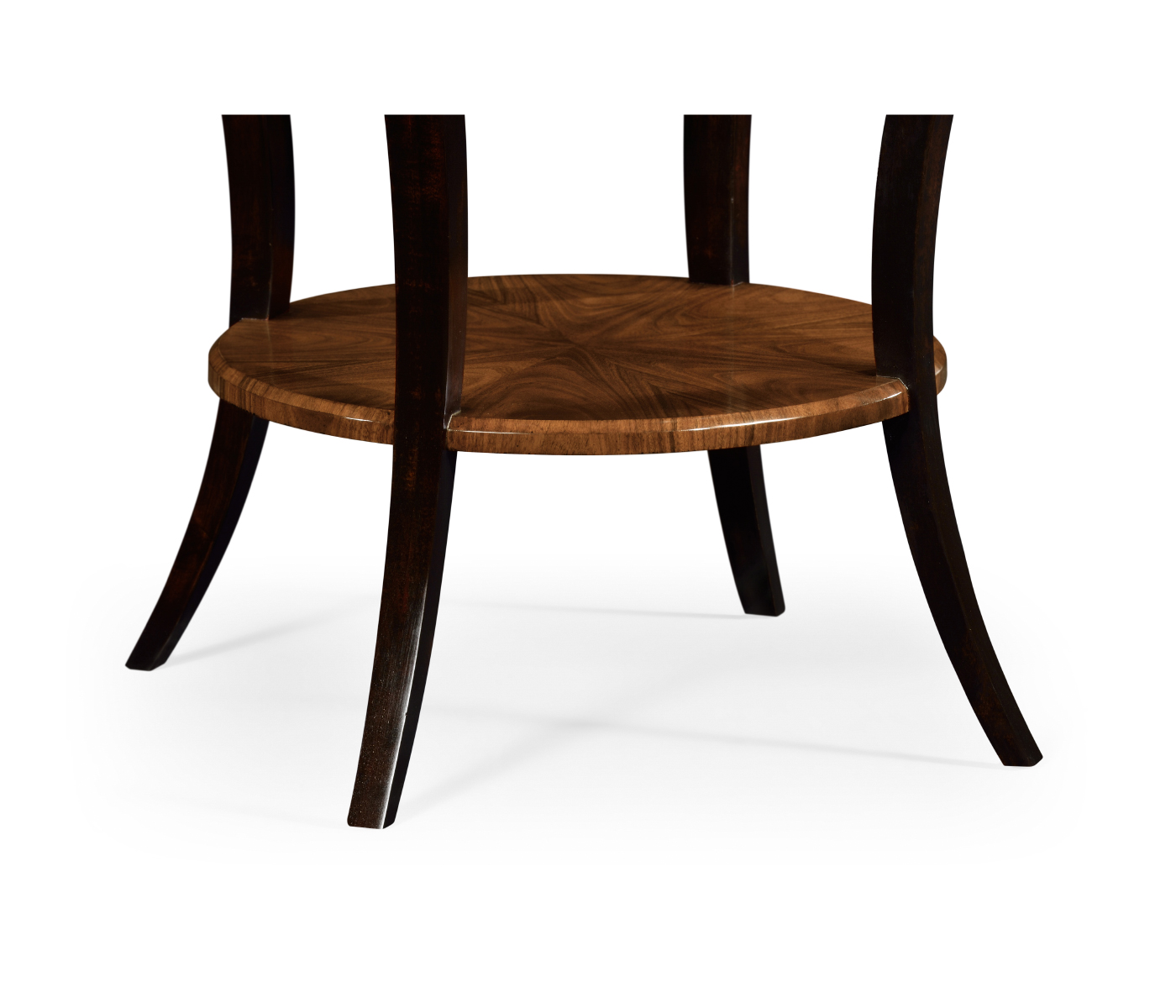 Art Deco High Lustre Round Side Table