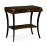 Rectangular Art Deco Macassar Ebony High Lustre Side Table with Drawer
