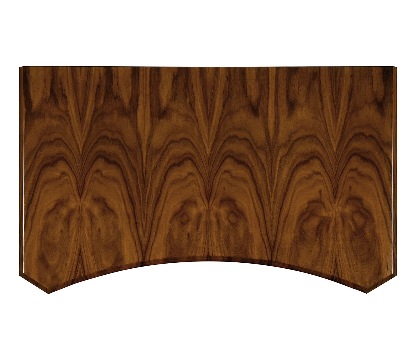 Art Deco High Lustre Rectangular Side Table with Drawer 