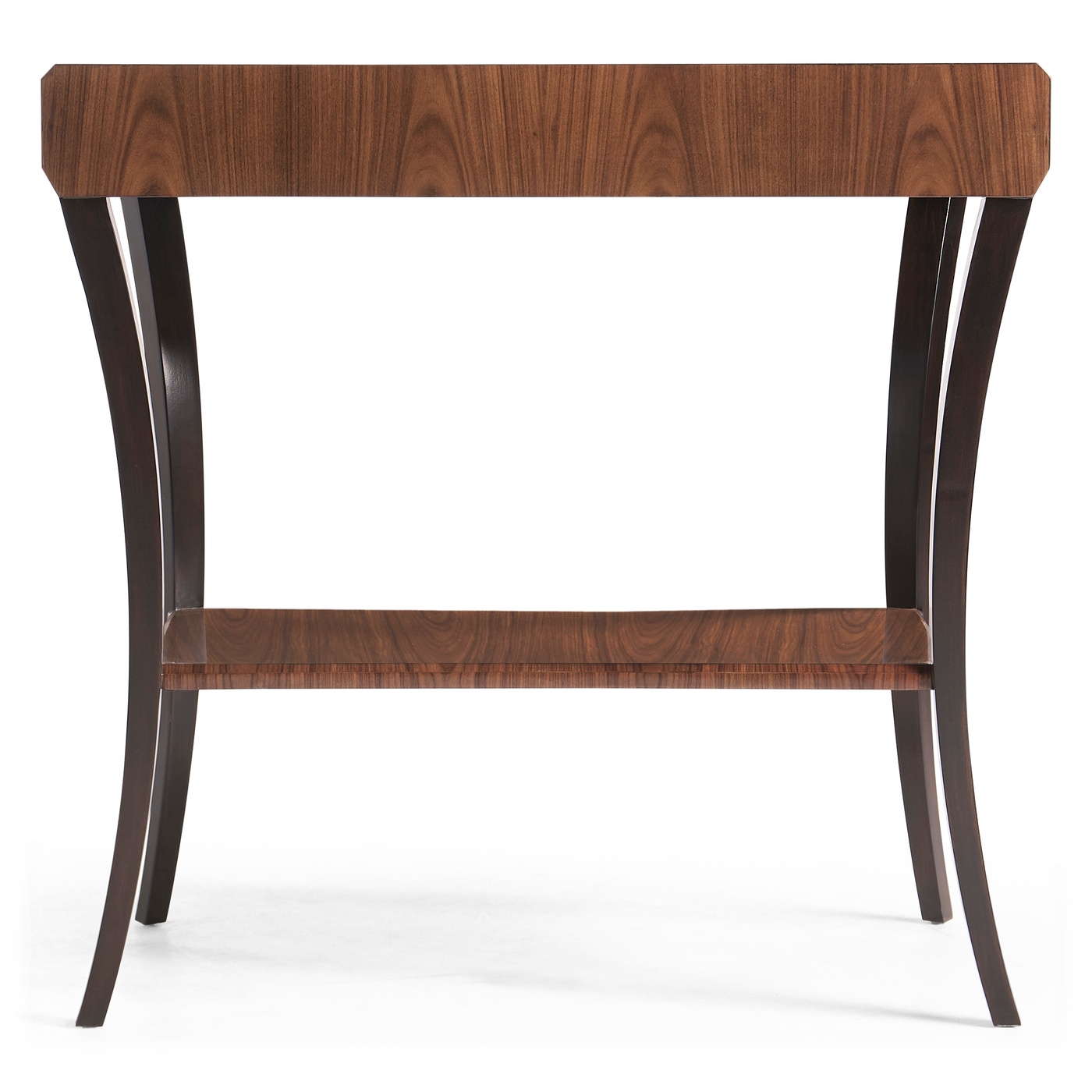 Art Deco Satin Rectangular Side Table with Drawer