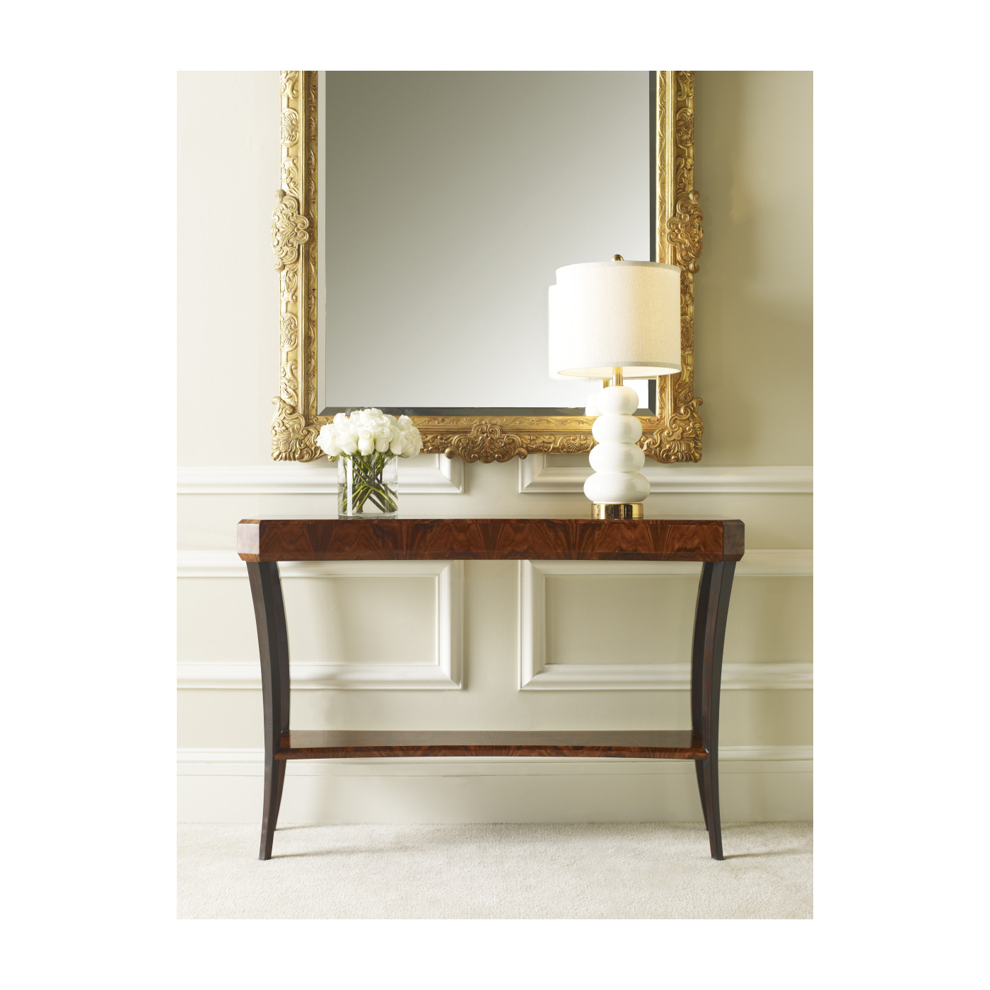 Art Deco High Lustre Console Table