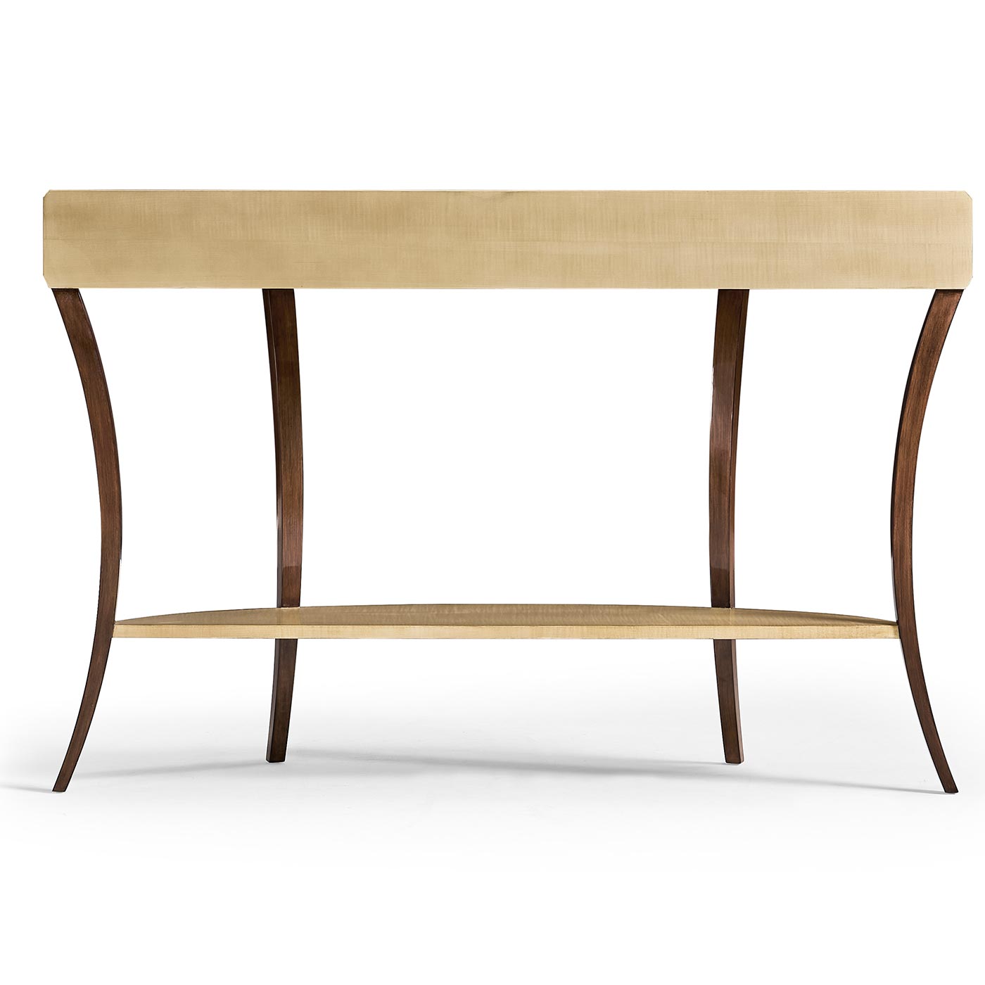 Art Deco Large Demilune Console Table with Drawer