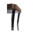 Small Square Art Deco Macassar Ebony High Lustre Side Table