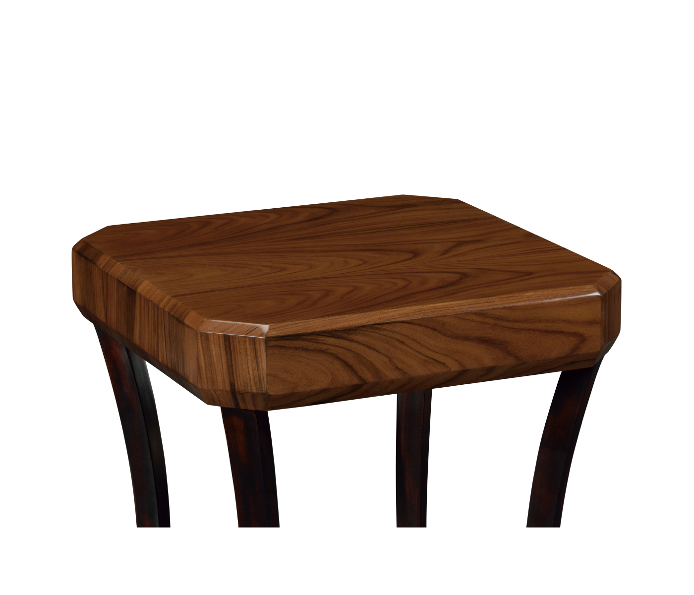 Art Deco High Lustre Square Side Table