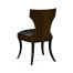 Art Deco Macassar Ebony High Lustre Klismos Chair