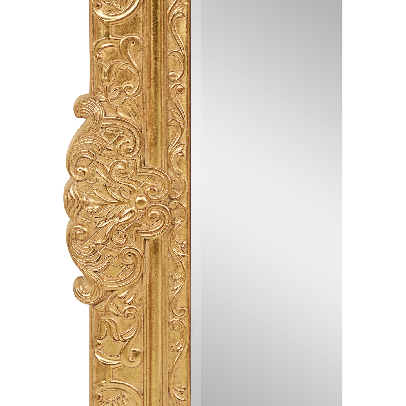 French Style Gilded Grisaille Mirror