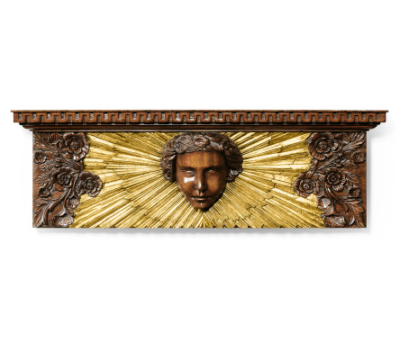 Wood Carved Mahogany Decoration