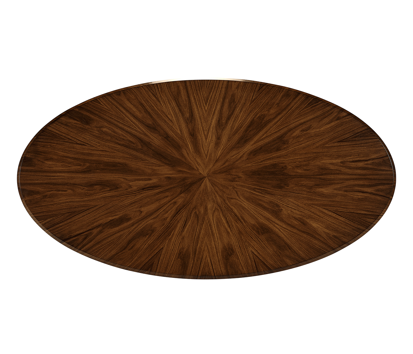 Art Deco Satin Oval Coffee Table 