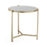Large Églomisé & Silver Iron Lamp Table