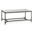 Églomisé & Bronze Iron Rectangular Coffee Table