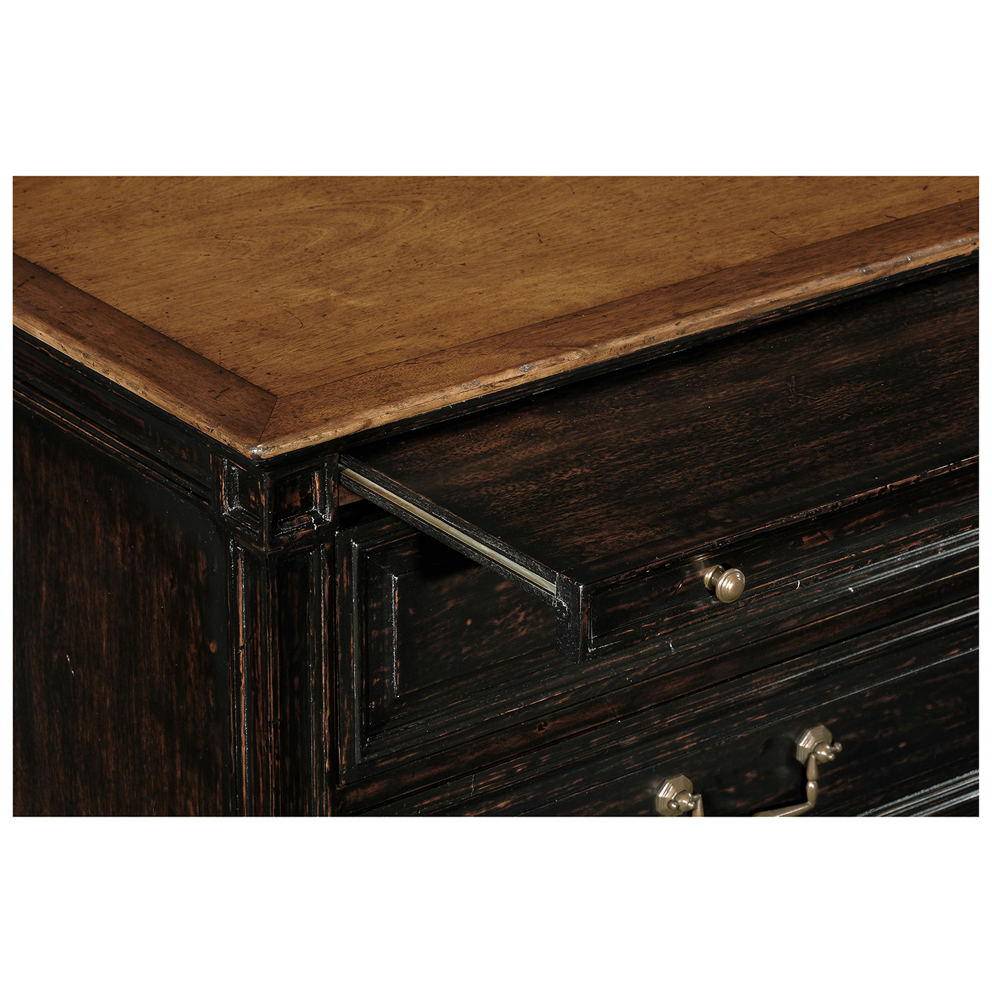 Directoire style bedside chest (Walnut)