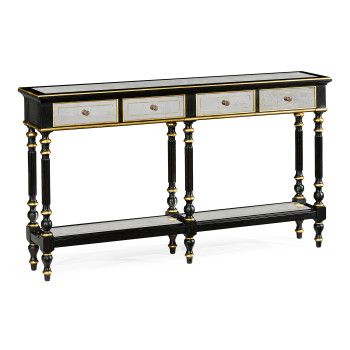 Black & Mirrored console