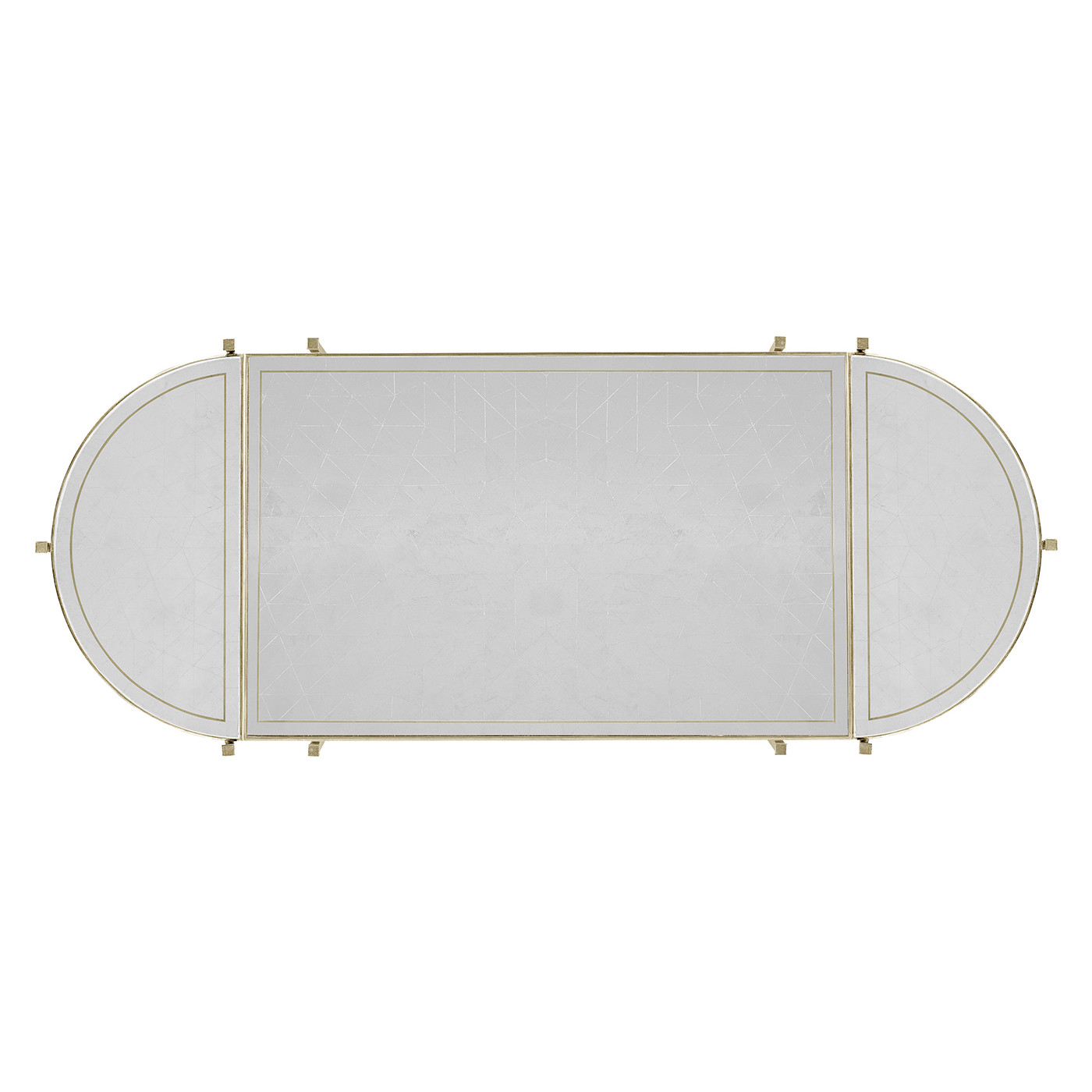 Églomisé & Silver Iron Bunching Tables