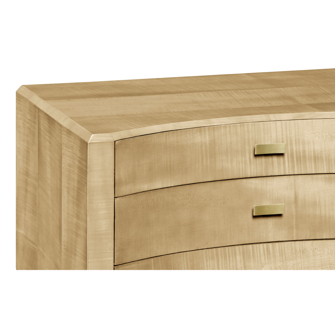 Art Deco Curved Chest of Drawers