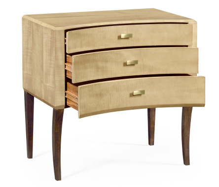 Art Deco Curved Chest of Drawers