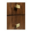 Art Deco Satin Curved Chest of Drawers