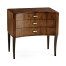 Art Deco Satin Curved Chest of Drawers