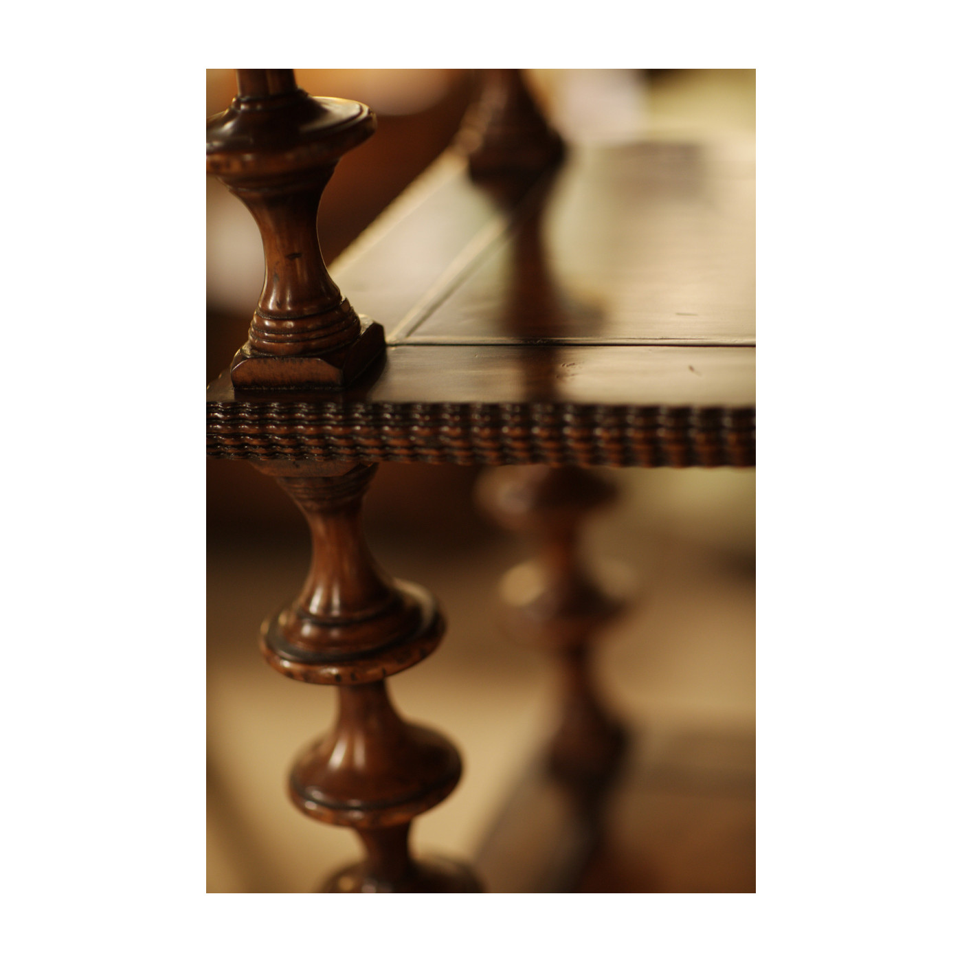 Gadrooned five-tier étagère