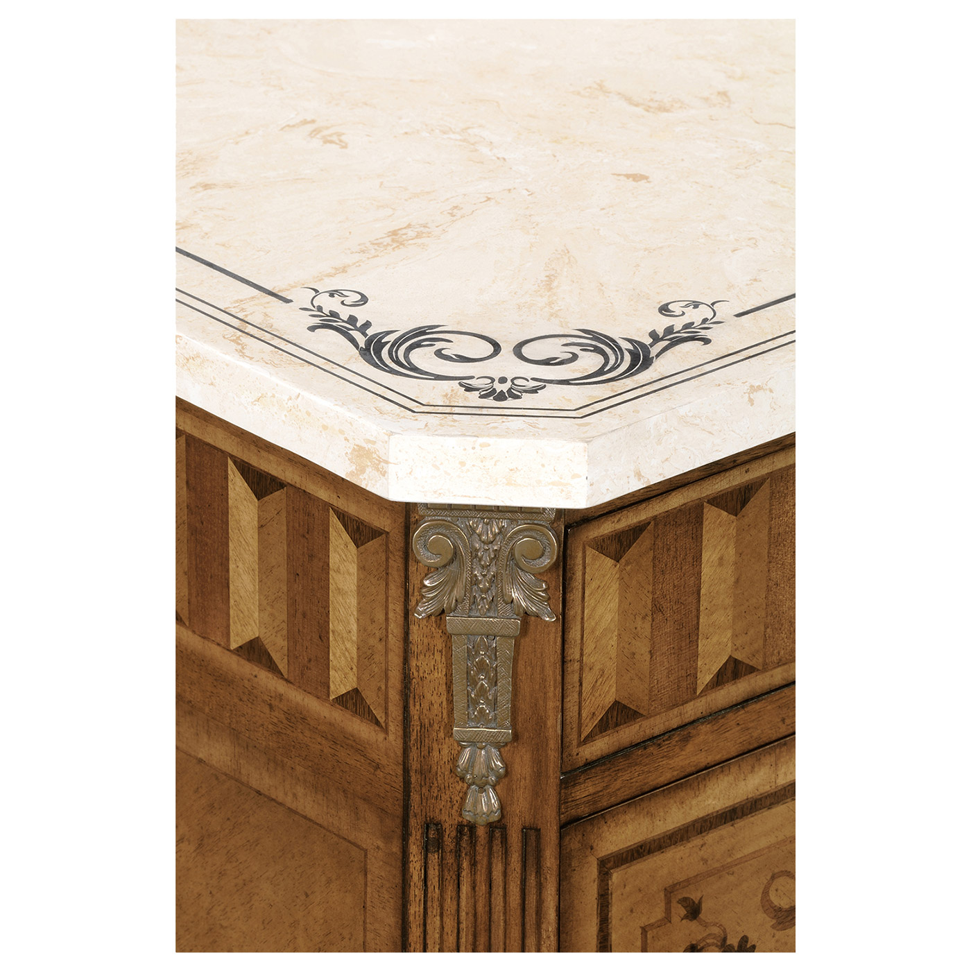 Italian Commode with Cream Scagliola Top (Large)