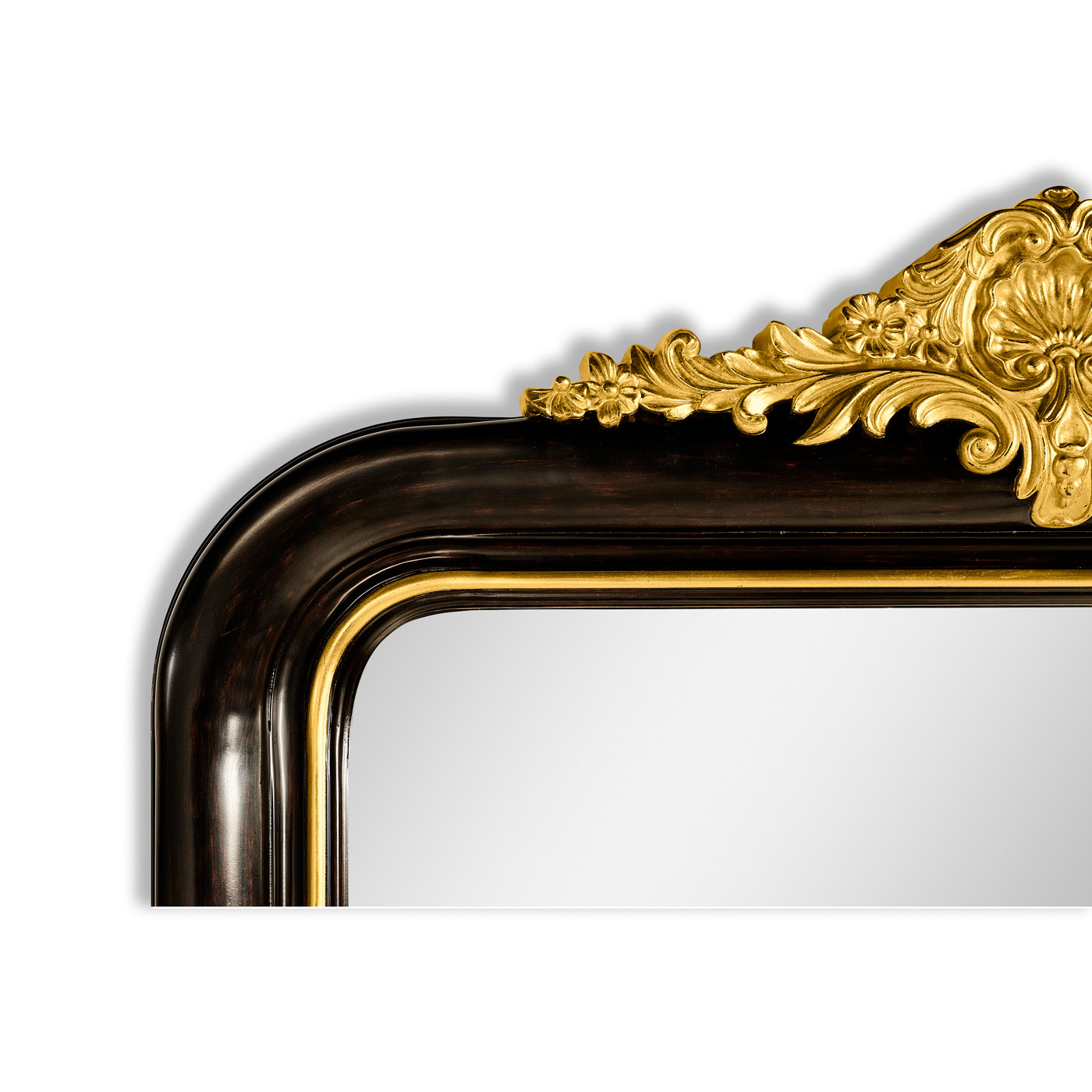 Black & Gilded Mirror (Full Length)