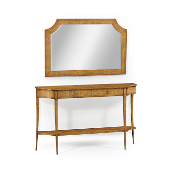Biedermeier style overmantle mirror