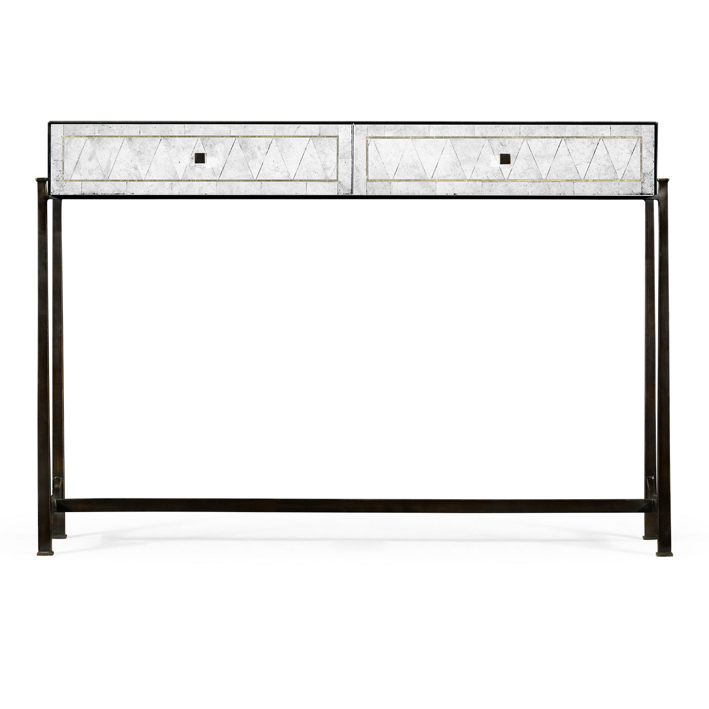 Églomisé & Bronze Console