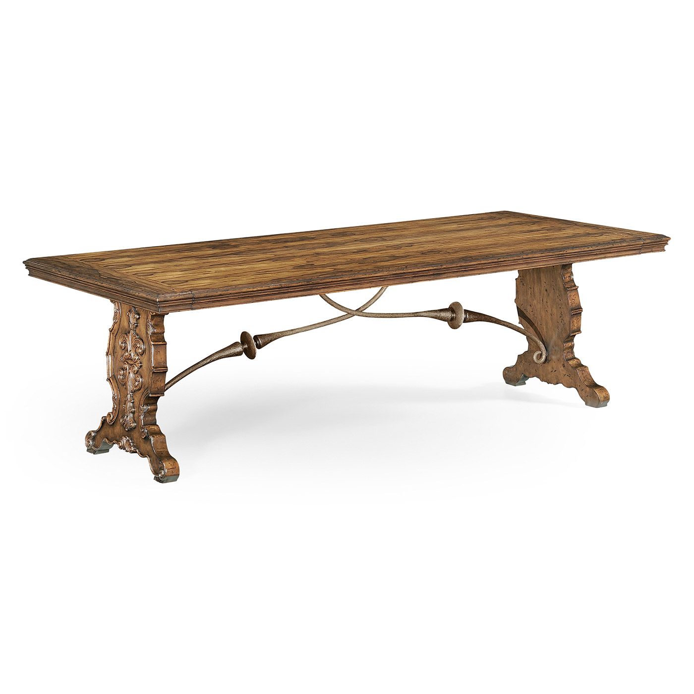 Spanish Dining Table Plank Top 96