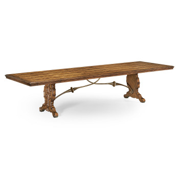 Spanish Dining Table Plank Top 96