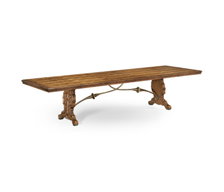 Spanish dining table plank top