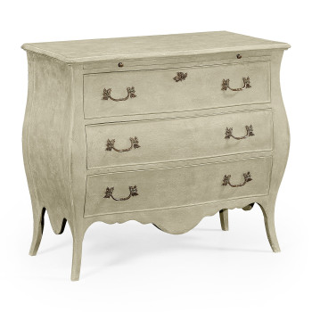 Grey Painted Bombé Chest