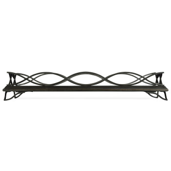 Églomisé & Bronze Iron Rectangular Tray