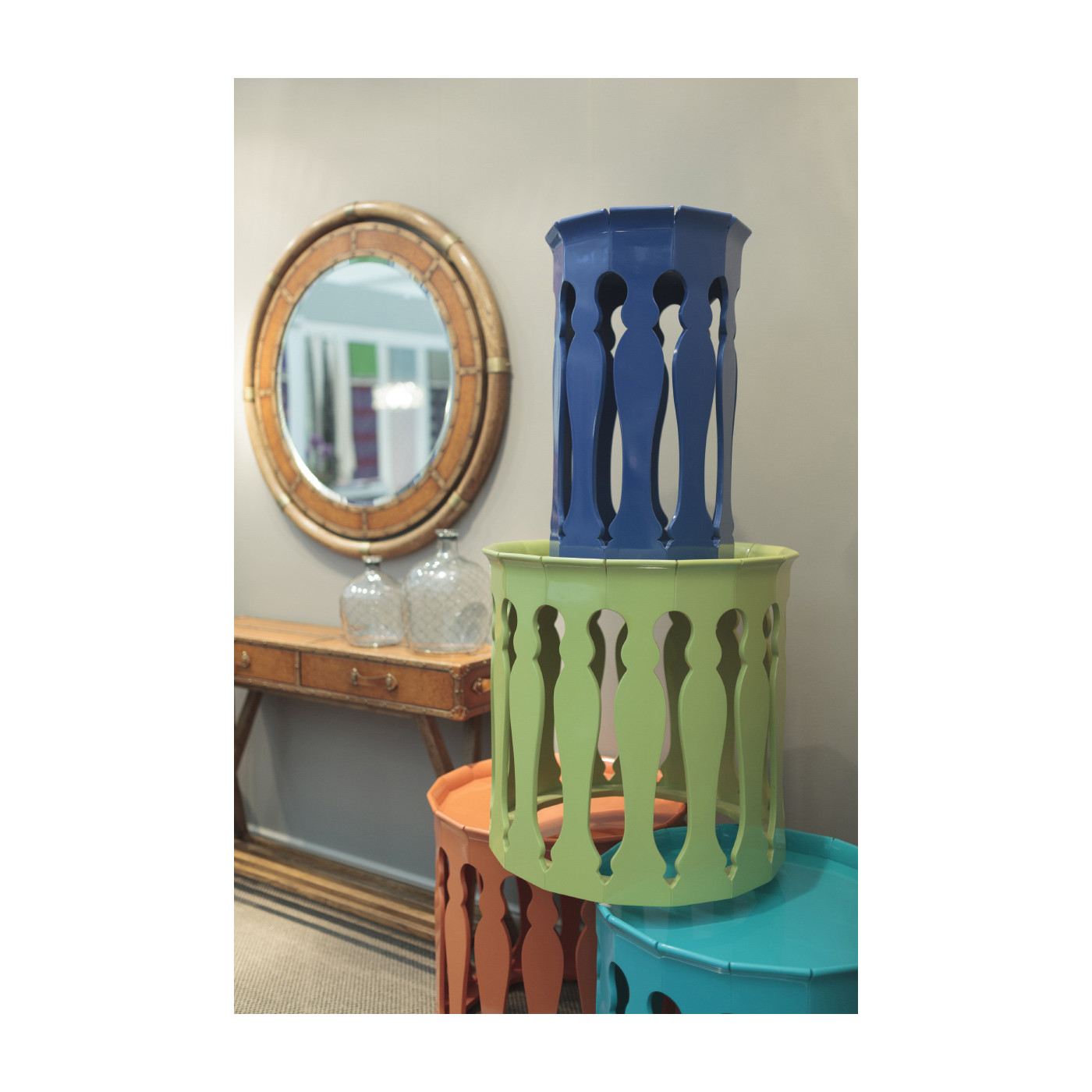 Moorish sofa table (Ebonised)