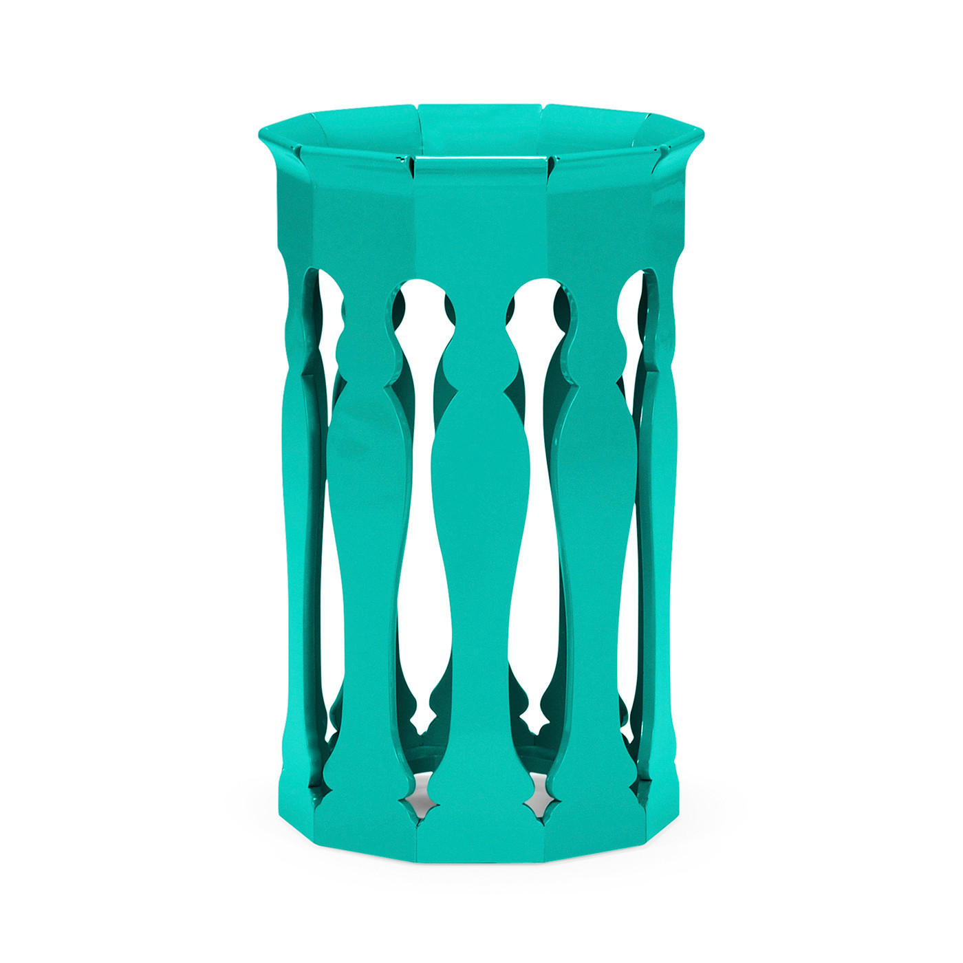 Moorish lamp table (Aruba Blue)