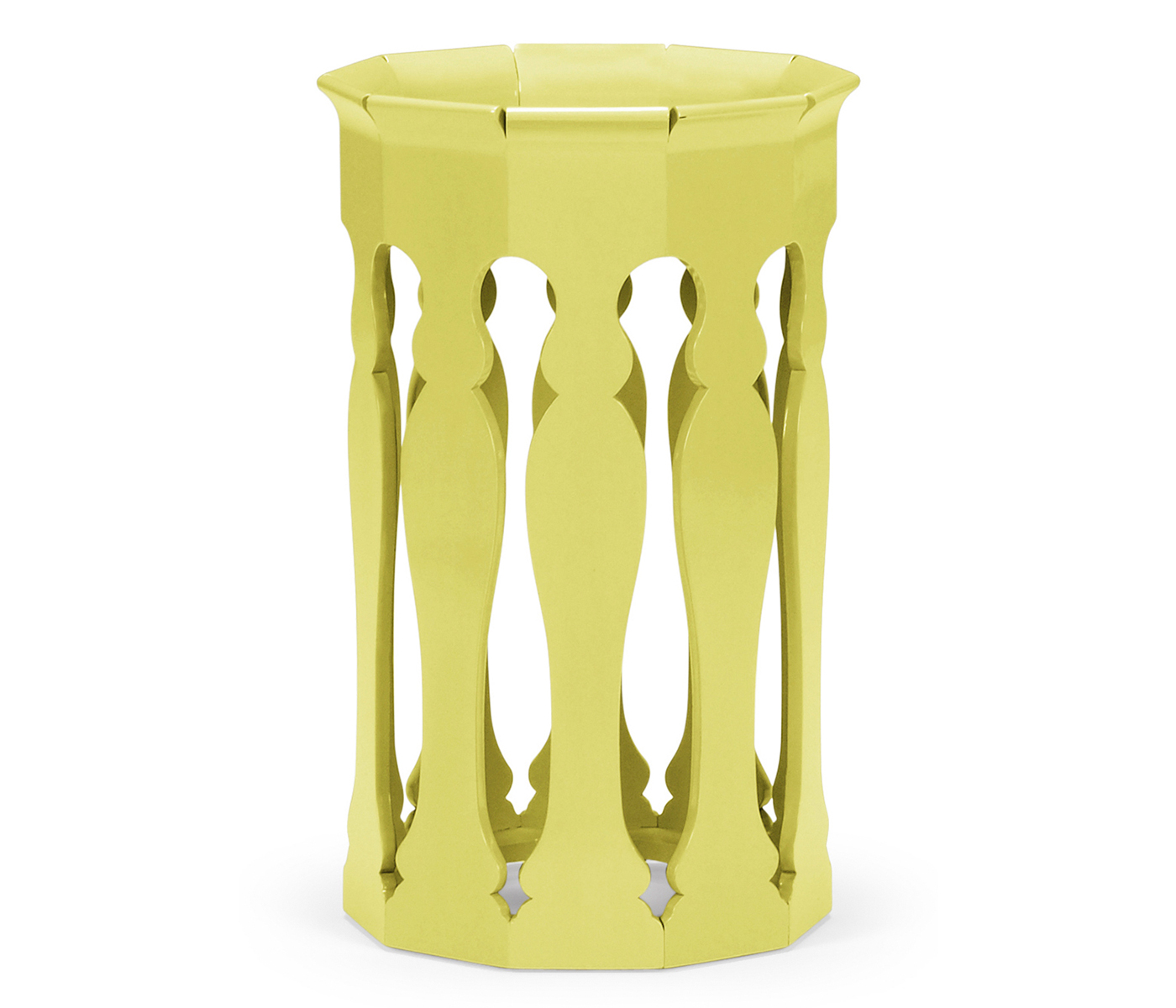 Moorish lamp table (Split Pea)